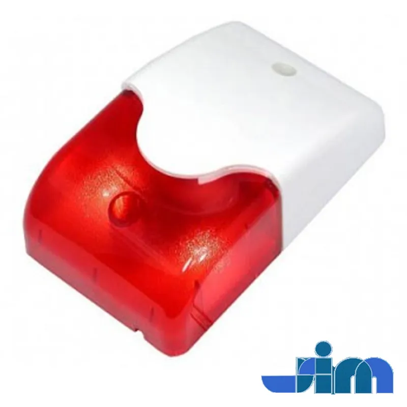 Cumpărături sigure Sirena interior cu flash rosu, policarbonat, 110 dB - Stim LD95