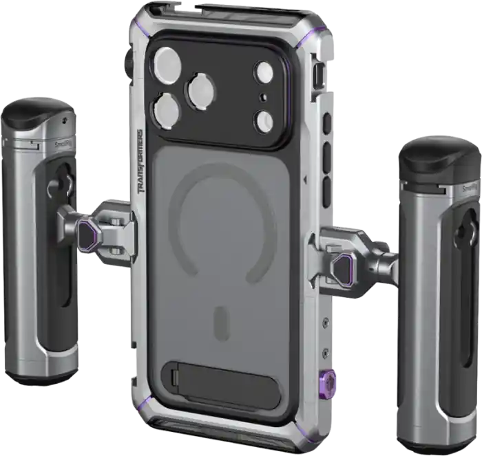 SmallRig 5585 Megatron Edition Mobile Dual Handheld Kit for iPhone 17 Pro Calitate înaltă