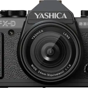 Ofertă specială Cameră Foto Digitală Yashica FX-D S300 cu Film Simulation și Vizor EVF, Negru