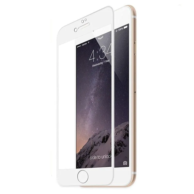 Plată securizată Folie Protectie Ecran Sticla 3d Cellara Pentru iPhone 7 Plus - Alba