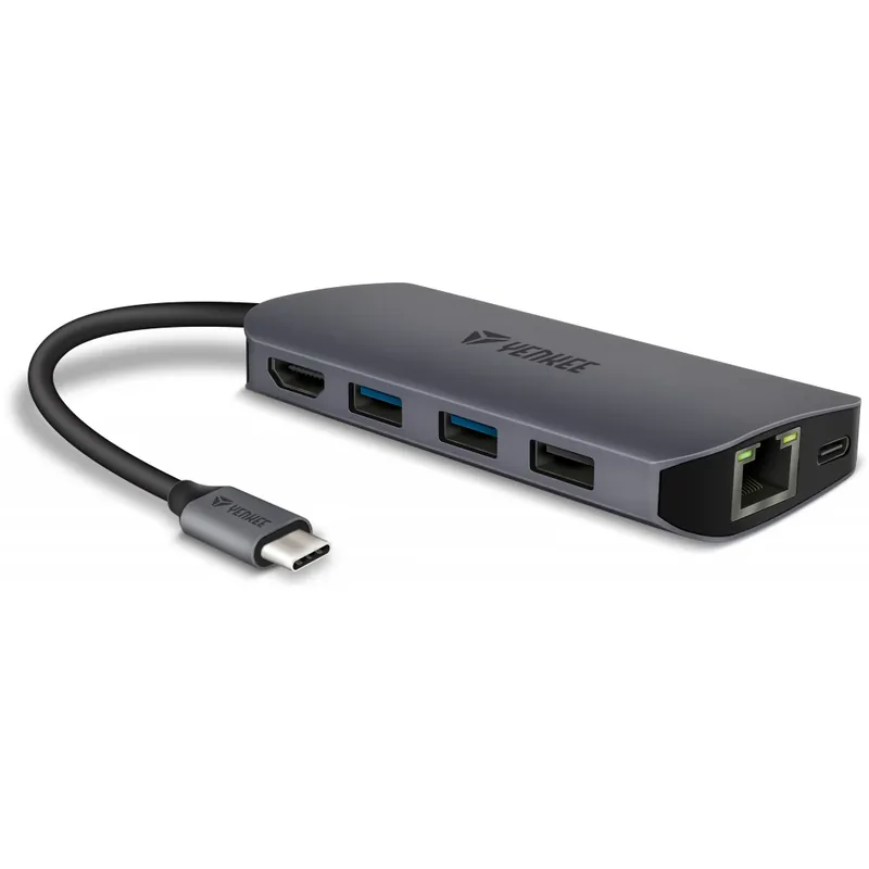 Ofertă de sezon YENKEE YTC 081 8 az 1-ben adapter - C tip